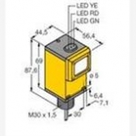 HJG圖爾克激光傳感器，NI20U-EM30-VN4X