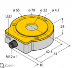 圖爾克RI360P0-QR24M0- 0012X2-H1181編碼器