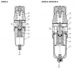 AW30-03G-A，日本SMC減壓閥AW40-04DG-1-A